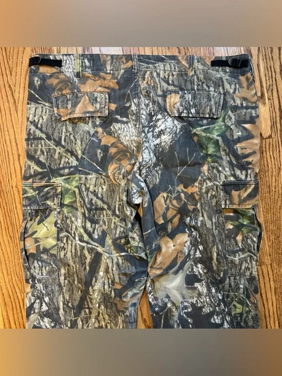 RedHead Mossy Oak Obsession Camo Pants Mens XL Hunting Carpenter Cargo 30" - Picture 3 of 11